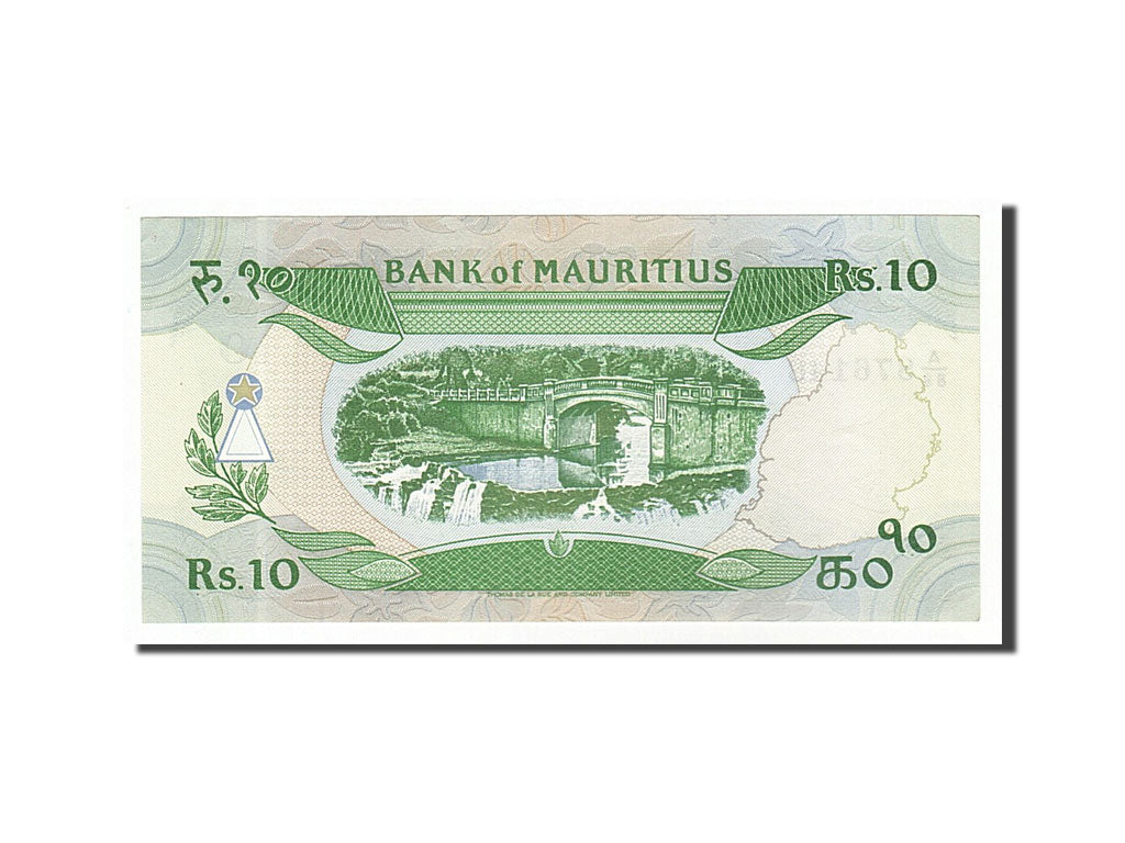 Banknote, Mauritius, 10 Rupees, 1985, AU(55-58)