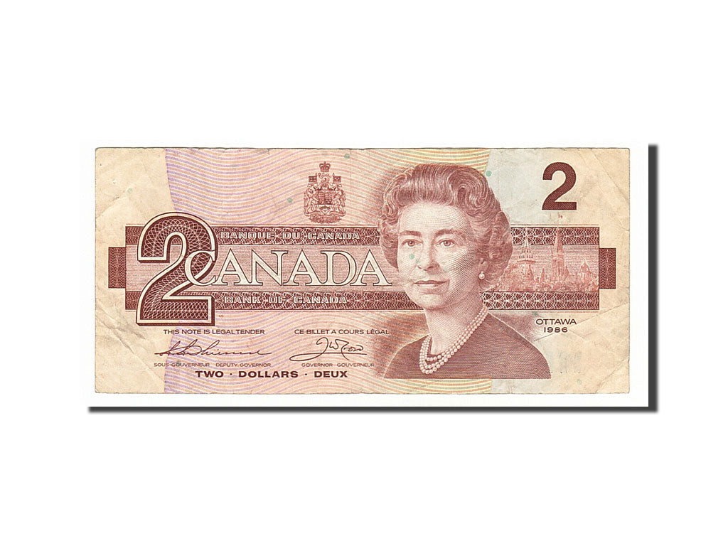 Canada, 2 Dollars, 1986, KM #94b, VF(30-35), EBF3609696