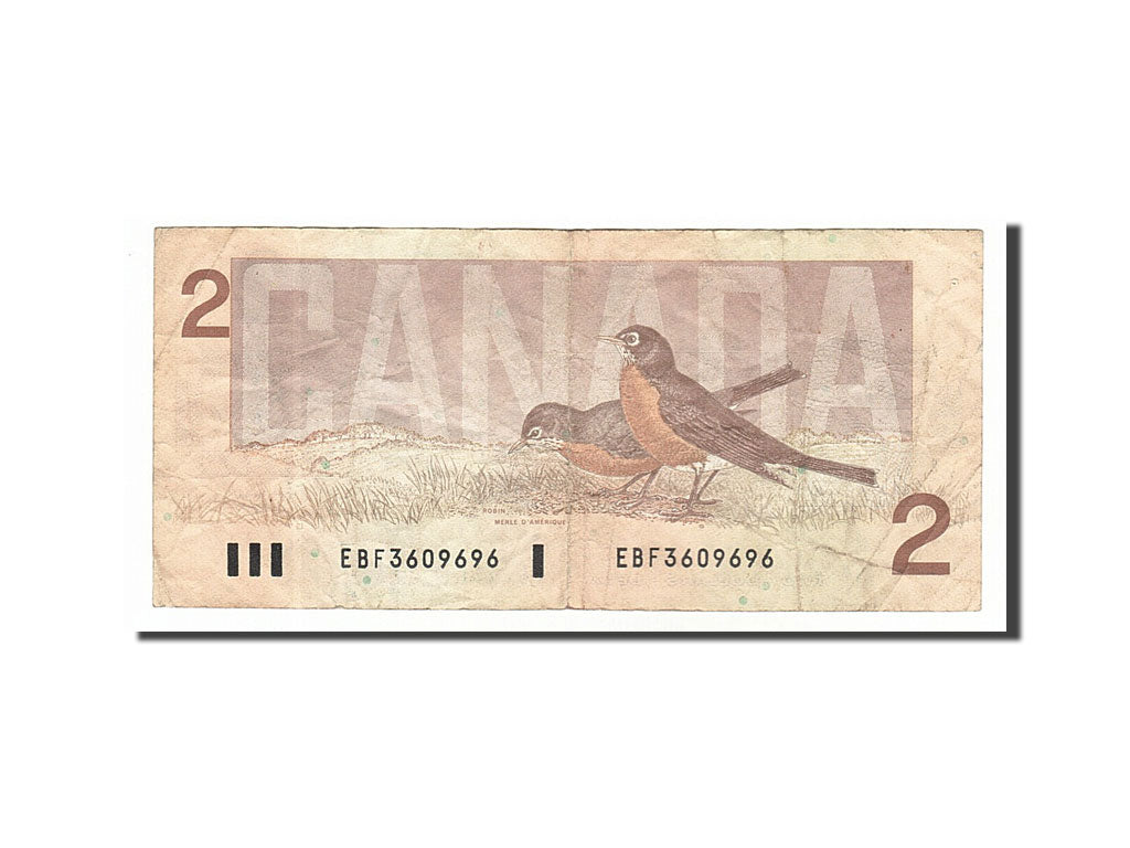 Canada, 2 Dollars, 1986, KM #94b, VF(30-35), EBF3609696