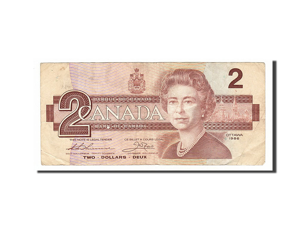 Canada, 2 Dollars, 1986, KM #94b, VF(30-35), EBP6390057