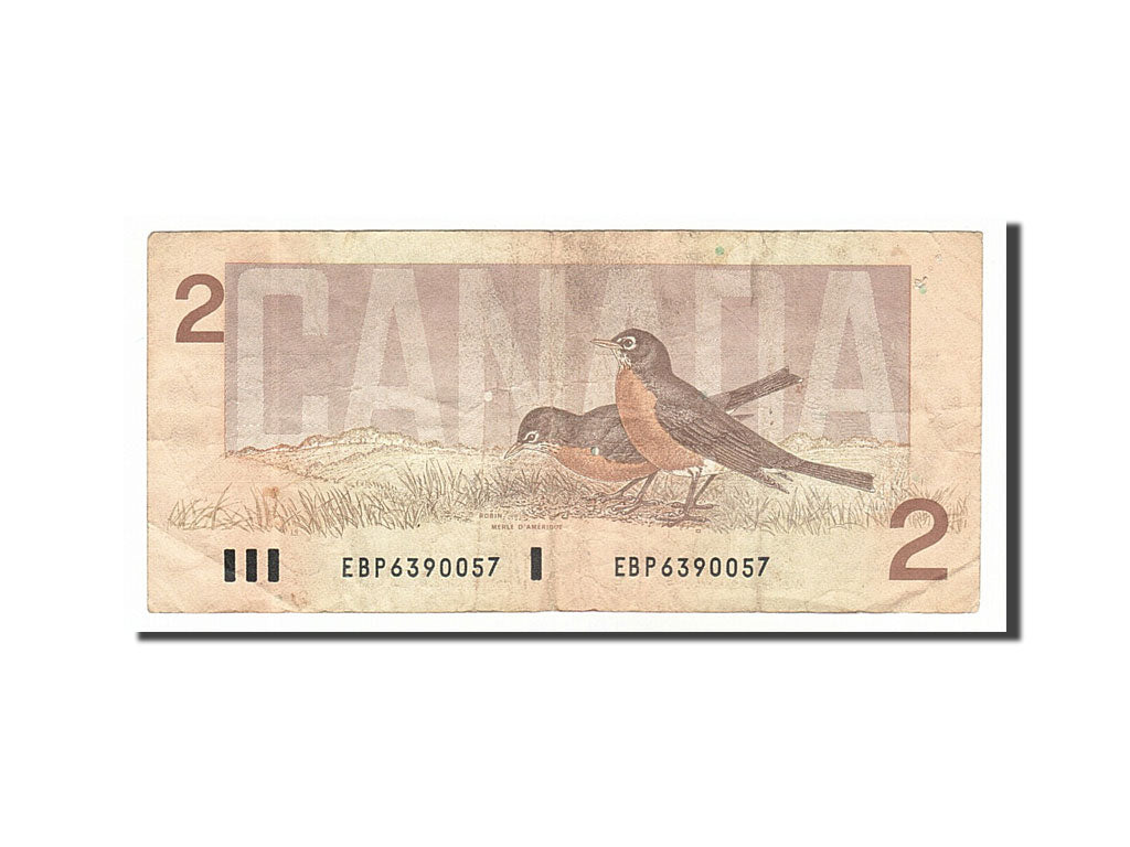 Canada, 2 Dollars, 1986, KM #94b, VF(30-35), EBP6390057