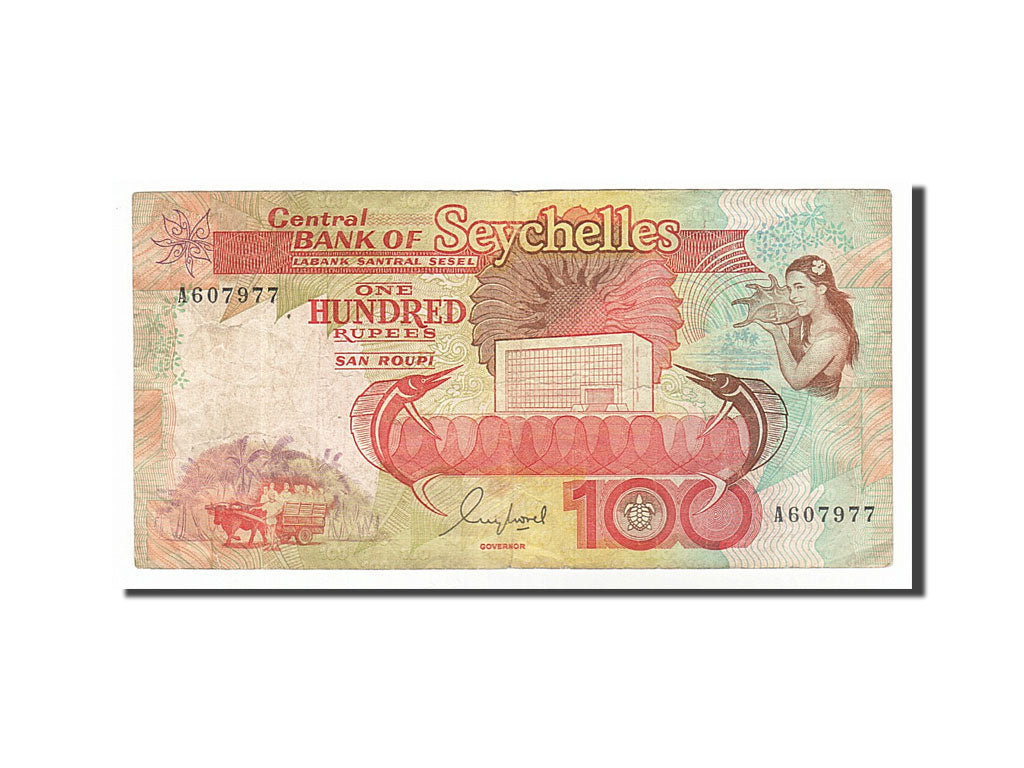 Seychelles, 100 Rupees, 1989, KM #35, VF(30-35), A607977
