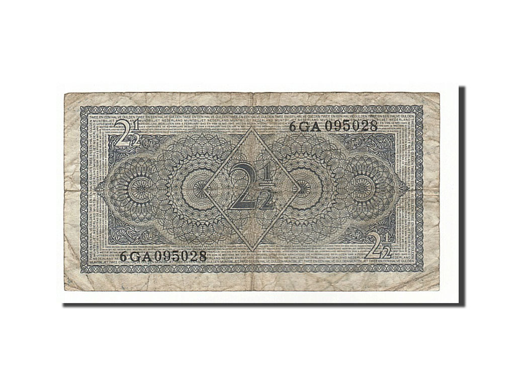 Banknote, Netherlands, 2 1/2 Gulden, 1949, 1949-08-08, VF(20-25)