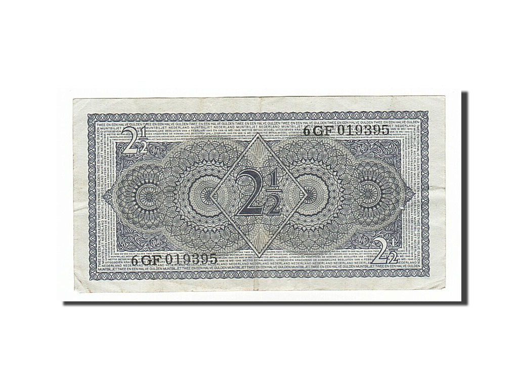 Banknote, Netherlands, 2 1/2 Gulden, 1949, 1949-08-08, EF(40-45)
