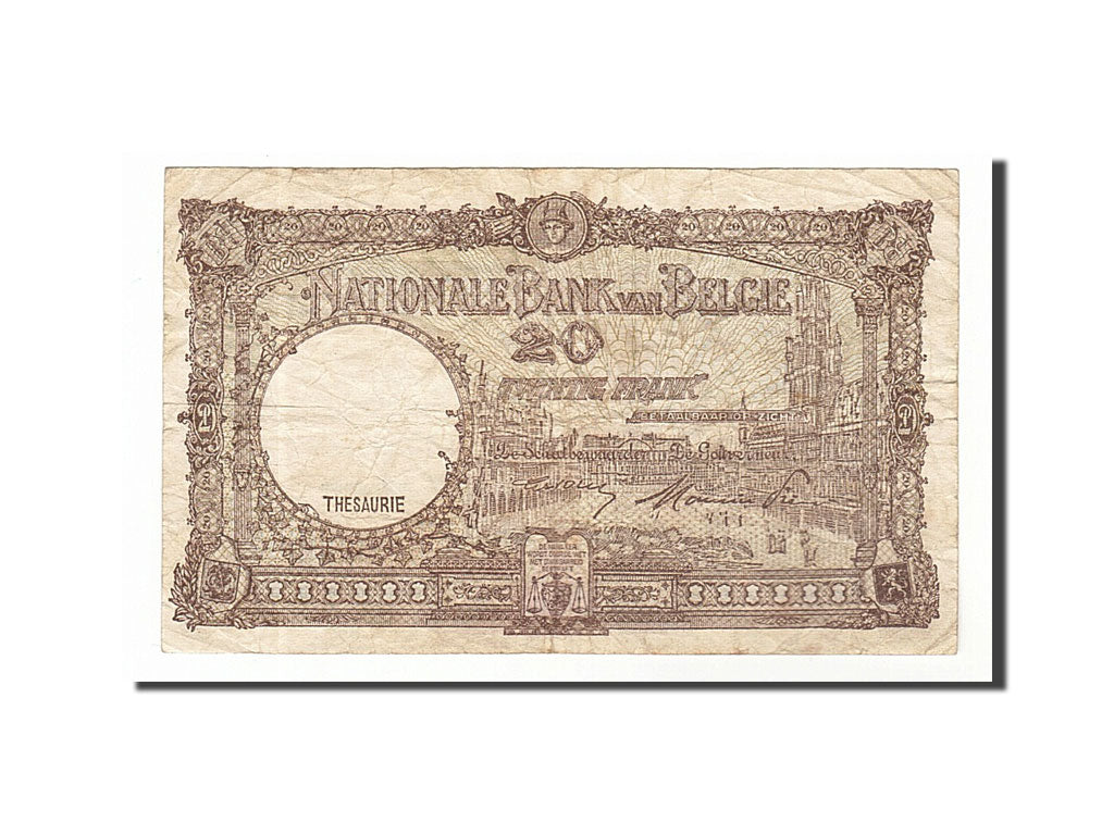 Banknote, Belgium, 20 Francs, 1947, 1947-05-03, VF(20-25)