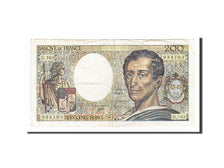 Banconote, Francia, 200 Francs, 200 F 1981-1994 ''Montesquieu'', 1994, B+