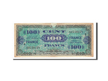 France, 100 Francs, 1945 Verso France, 1945, KM #123c, 1945-06-04, VF(20-25),...