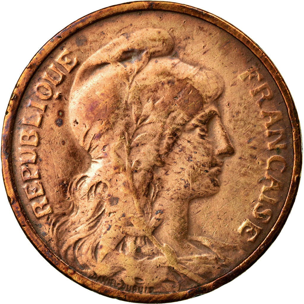 Monnaie, France, Dupuis, 5 Centimes, 1915, Paris, TB+, Bronze, KM:842