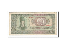 Romania, 25 Lei, 1966, KM #95a, VF(20-25), C.0084
