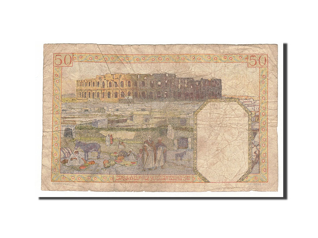 Algeria, 50 Francs, 1945, KM #87, 1945-04-03, VF(20-25), P.1923