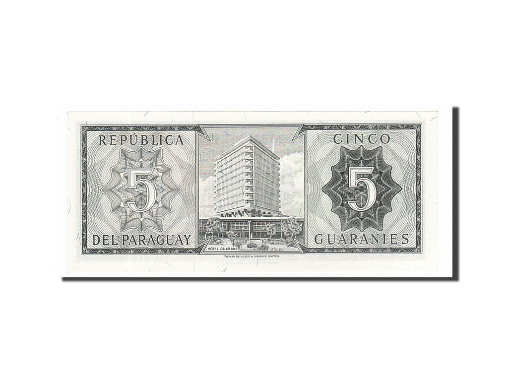Paraguay, 5 Guaranies, 1963, UNC(65-70), A26788920