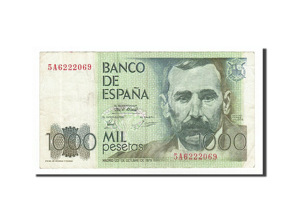 Banknote, Spain, 1000 Pesetas, 1979, 1979-10-23, EF(40-45)