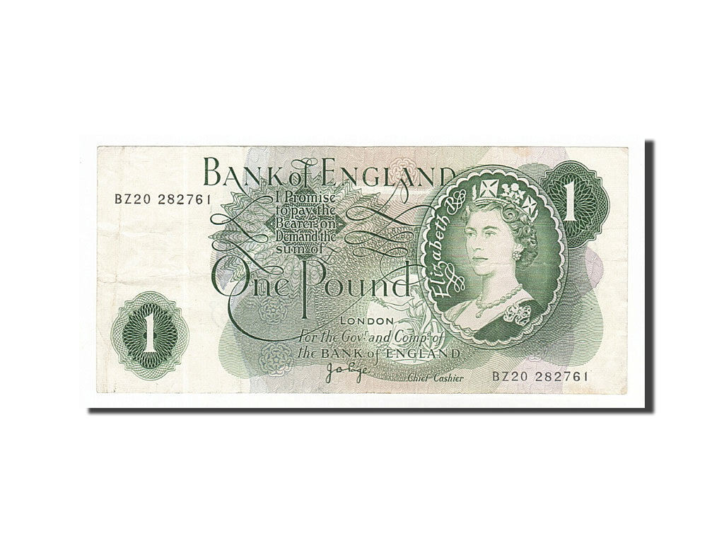 Banconote, Gran Bretagna, 1 Pound, 1970, BB