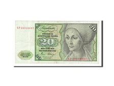 GERMANIA - REPUBBLICA FEDERALE, 20 Deutsche Mark, 1980, 1980-01-02, MB