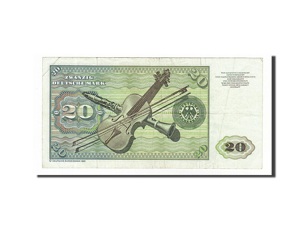 Allemagne, 20 Deutsche Mark type Tucher