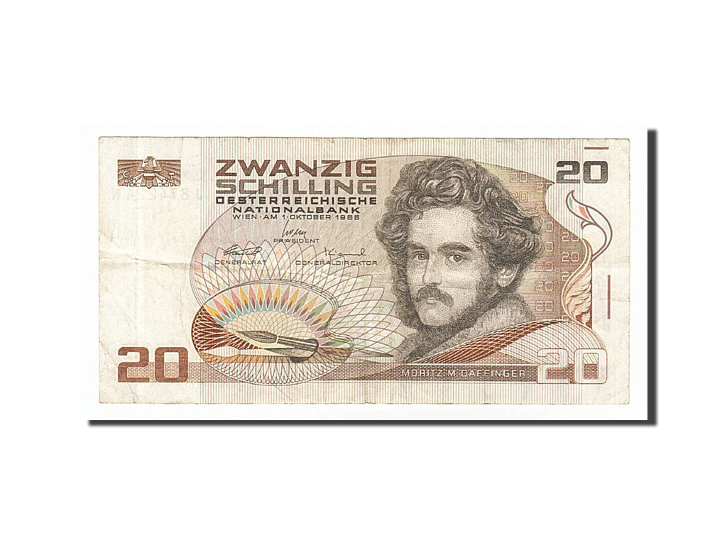 Banknote, Austria, 20 Schilling, 1986, 1986-10-01, VF(20-25)