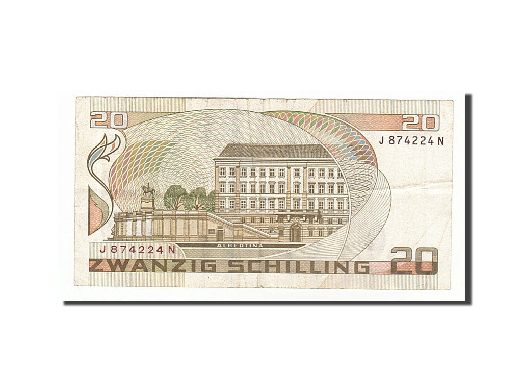 Banknote, Austria, 20 Schilling, 1986, 1986-10-01, VF(20-25)