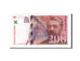 Banconote, Francia, 200 Francs, 200 F 1995-1999 ''Eiffel'', 1999, MB+