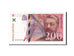 Banknote, France, 200 Francs, 200 F 1995-1999 ''Eiffel'', 1999, AU(55-58)