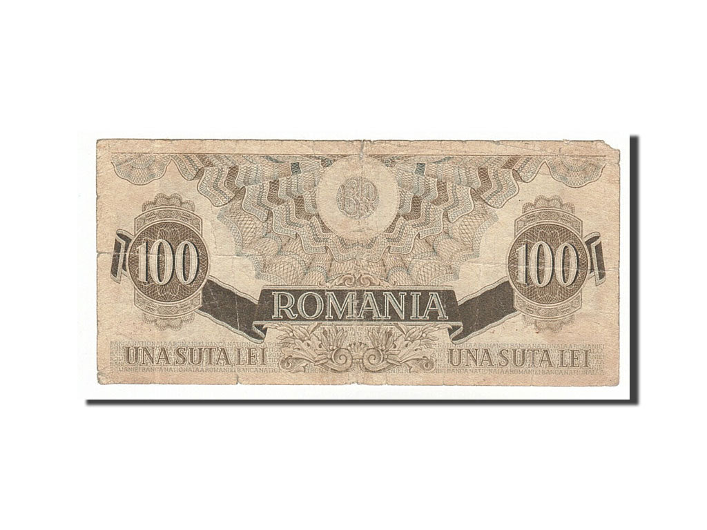 Romania, 100 Lei, 1947, KM #62a, 1947-06-25, VG(8-10), H.2