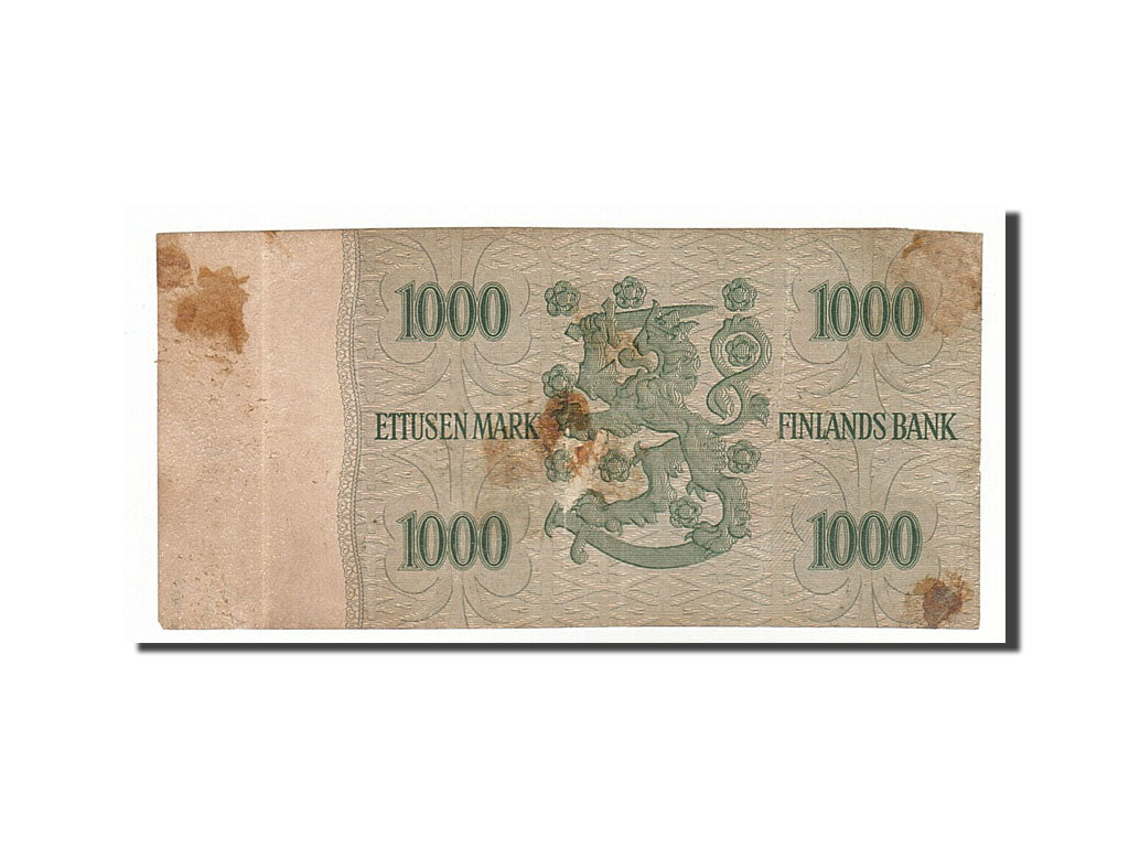 Finland, 1000 Markkaa, 1955, KM #93a, F(12-15), H3272578