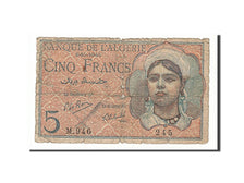 Algeria, 5 Francs, 1944, KM #94b, 1944-10-02, VG(8-10), M.946