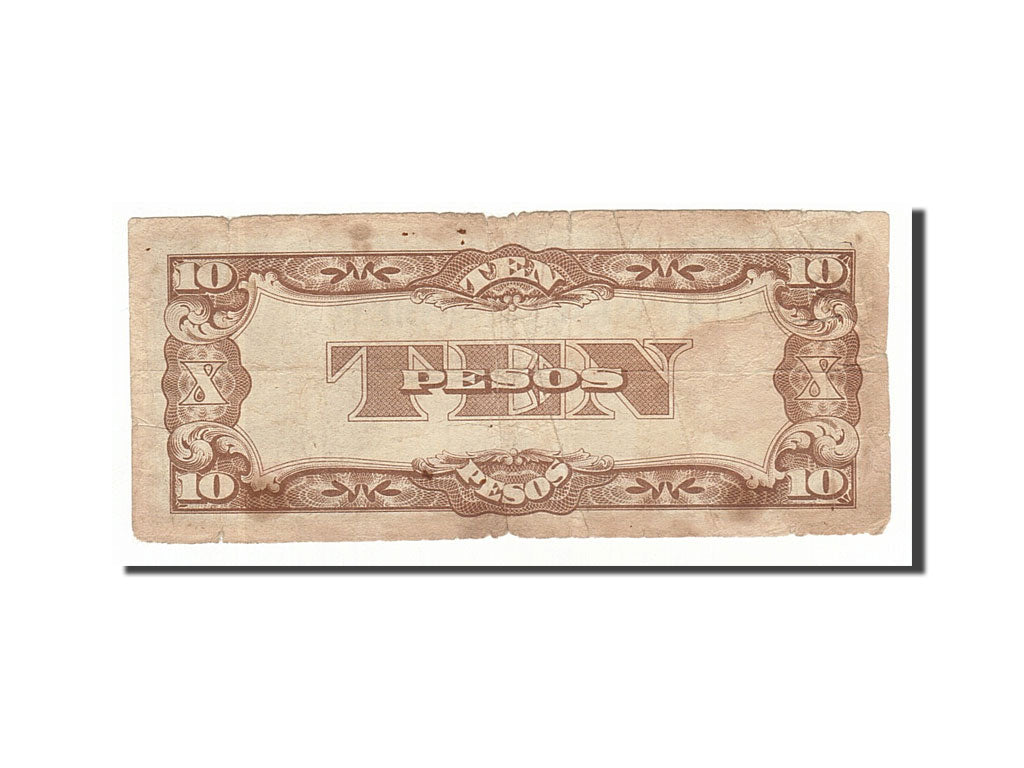 Banknote, Philippines, 10 Pesos, 1942, F(12-15)