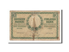 Finland, 5 Markkaa, 1918, KM #36, VG(8-10), 6074686