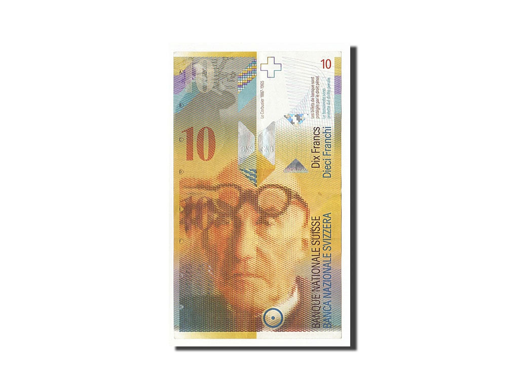 Switzerland, 10 Franken, 1995, KM #66a, AU(55-58), 9500319726