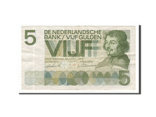Netherlands, 5 Gulden, 1966, KM #90a, 1966-04-26, VF(30-35), IHF060260