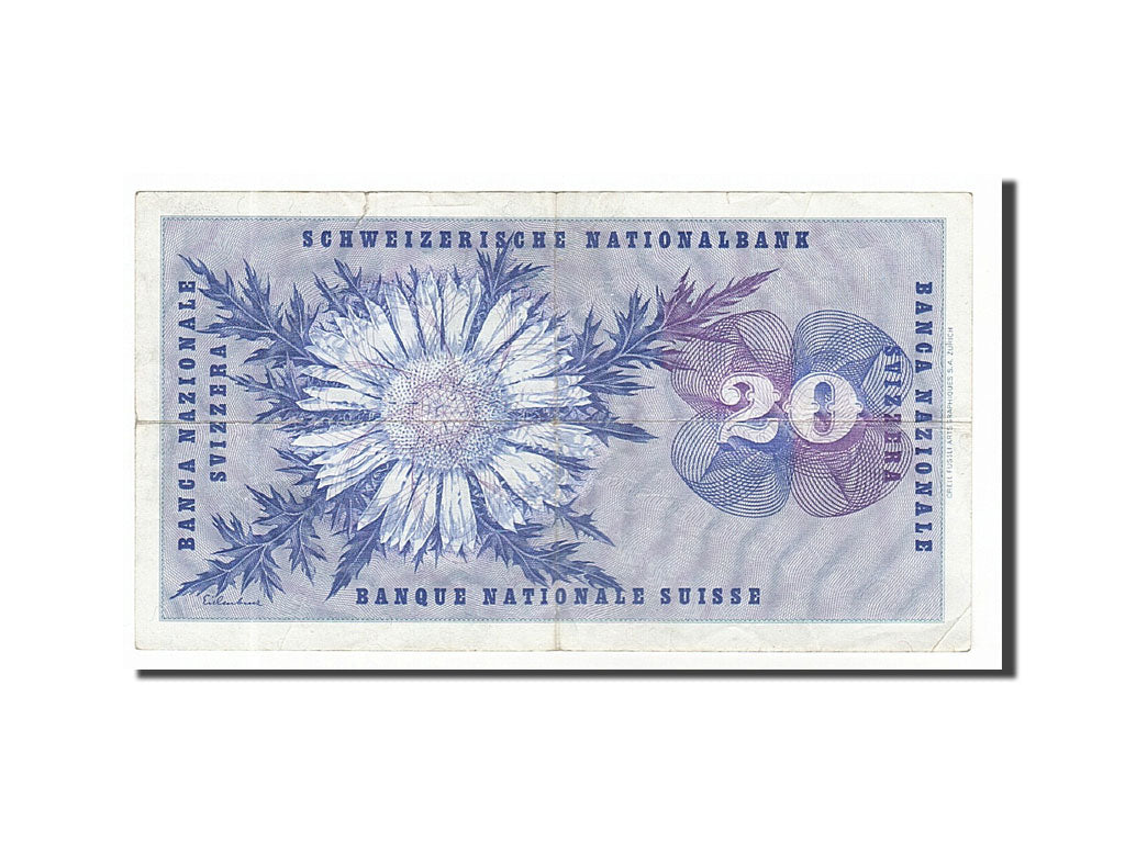 Suisse, 20 Francs type Dufour