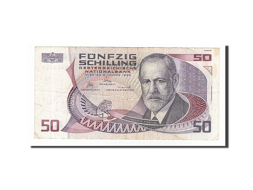 Austria, 50 Schilling, 1986, KM #149, 1986-01-02, EF(40-45), J544593M