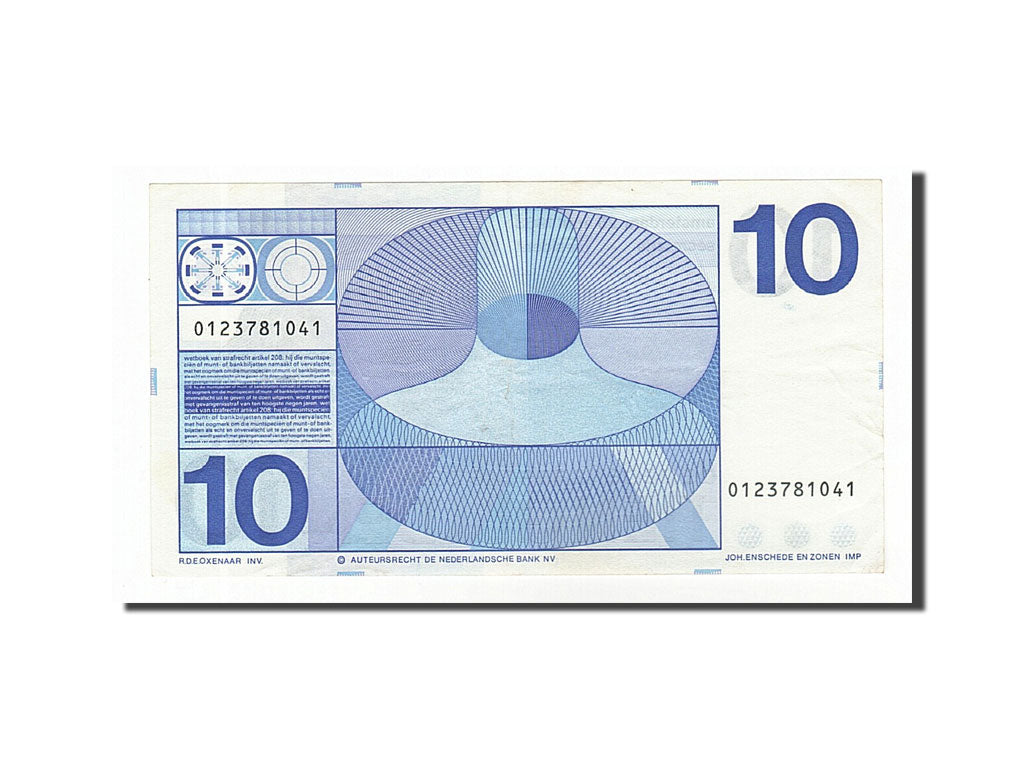 Netherlands, 10 Gulden, 1968, KM #91b, 1968-04-25, AU(50-53), 0123781041