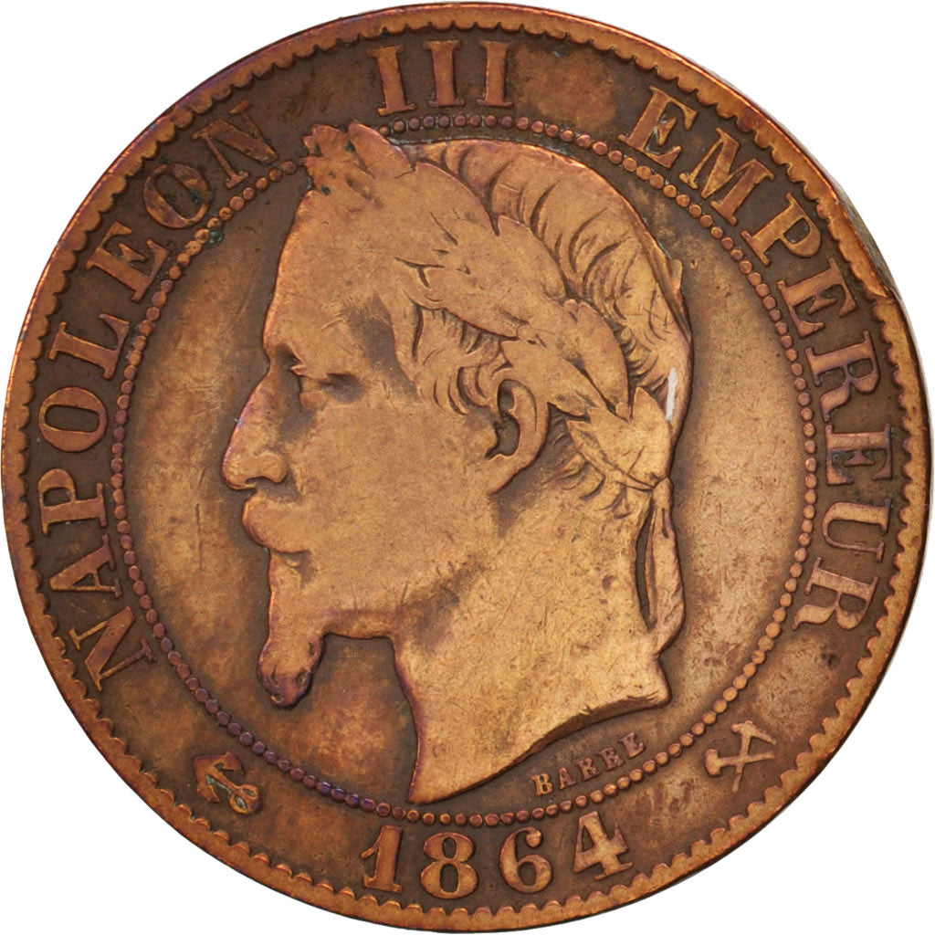 Coin, France, Napoleon III, Napoléon III, 5 Centimes, 1864, Bordeaux