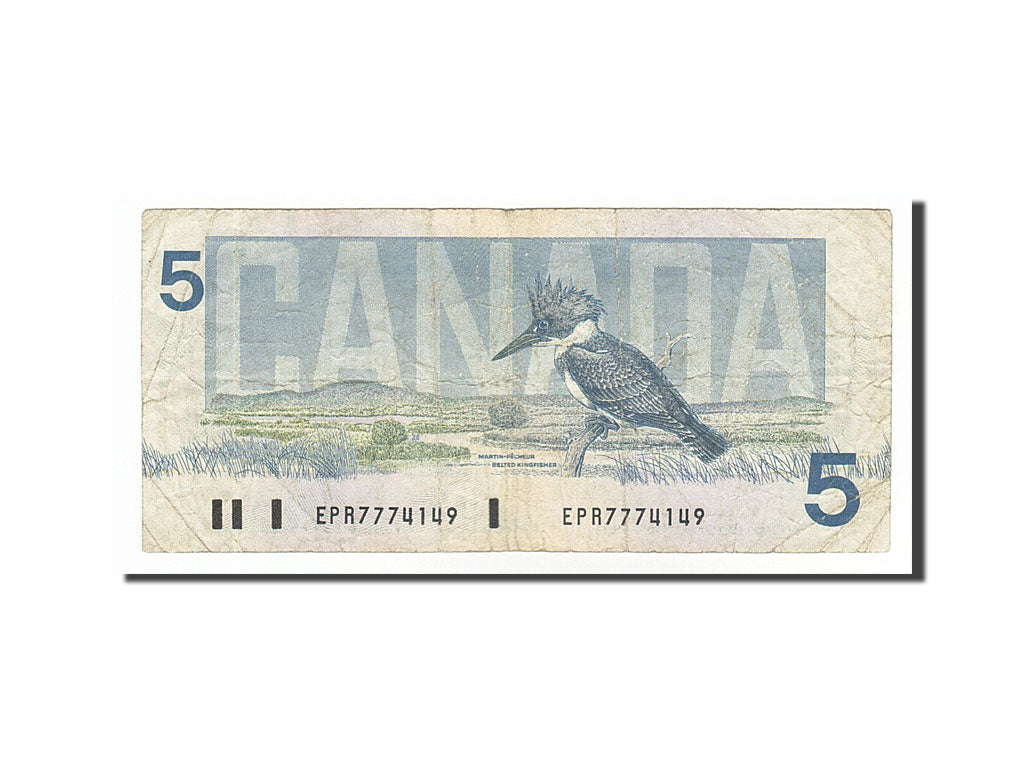 Canada, 5 Dollars, 1986, KM #95b, VF(20-25), EPR7774149