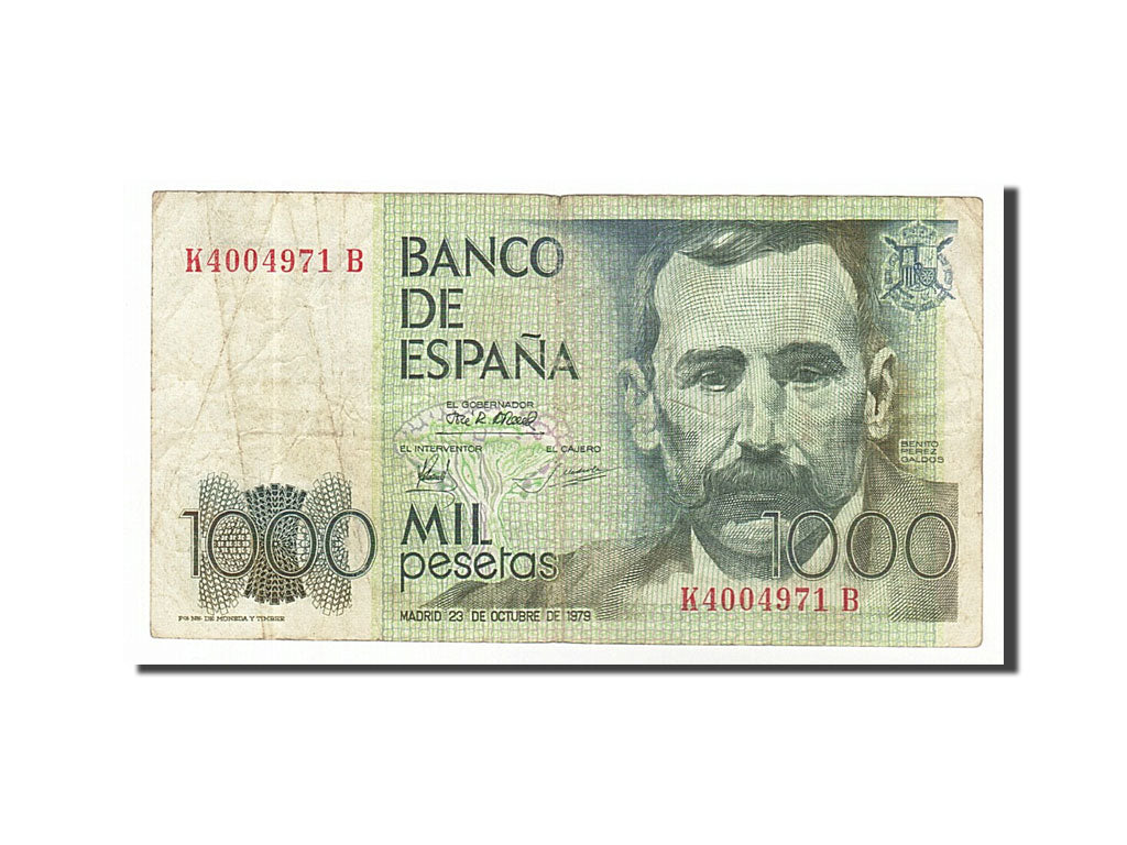 Banknote, Spain, 1000 Pesetas, 1979, 1979-10-23, VF(20-25)