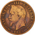 Moneta, Francia, Napoleon III, Napoléon III, 5 Centimes, 1865, Strasbourg, MB