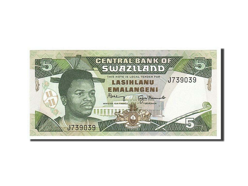 Swaziland, 5 Emalangeni, 1994, KM #19b, UNC(65-70), J739039