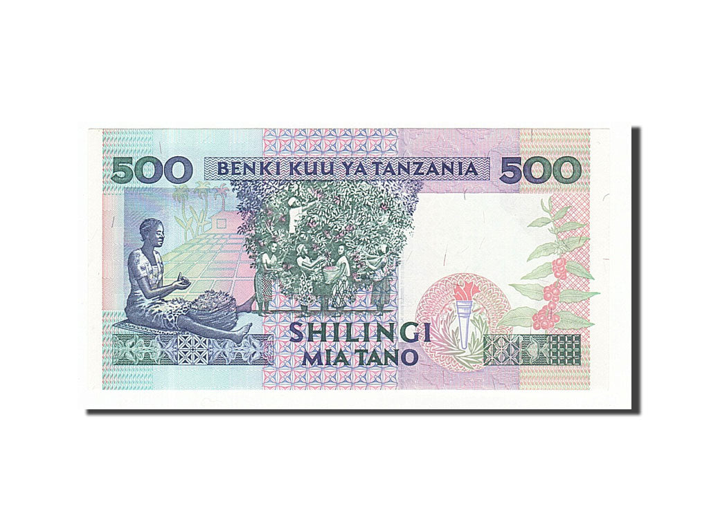 Banknote, Tanzania, 500 Shilingi, 1993, UNC(65-70)