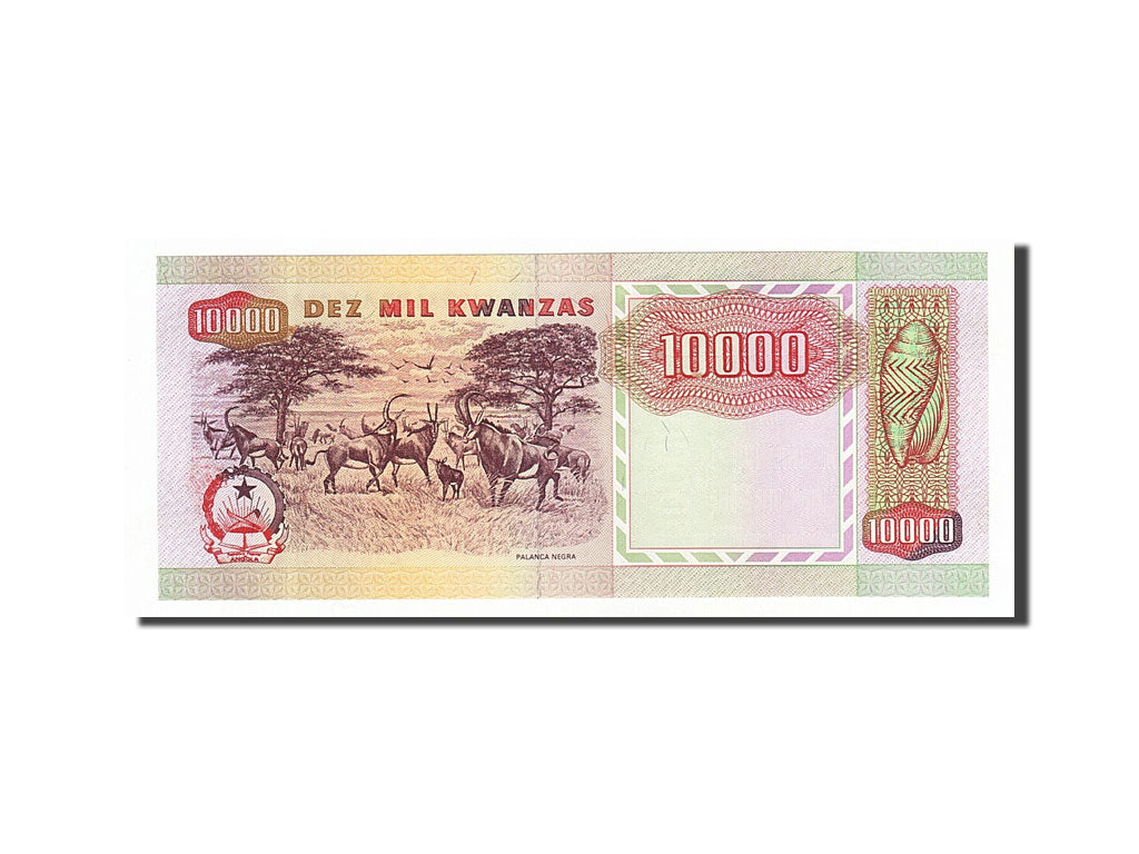 Banknote, Angola, 10,000 Kwanzas, 1991, 1991-02-04, UNC(65-70)