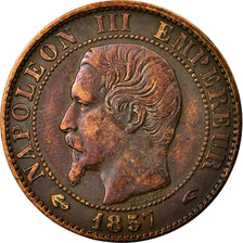 Moneda, Francia, Napoleon III, Napoléon III, 5 Centimes, 1857, Paris, BC+
