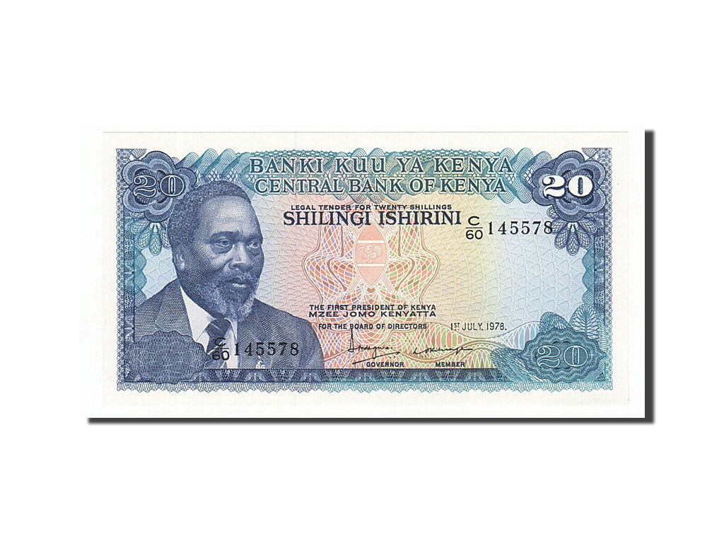 Banknote, Kenya, 20 Shillings, 1978, 1978-07-01, UNC(65-70)