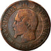 Moneda, Francia, Napoleon III, Napoléon III, 5 Centimes, 1856, Lille, BC