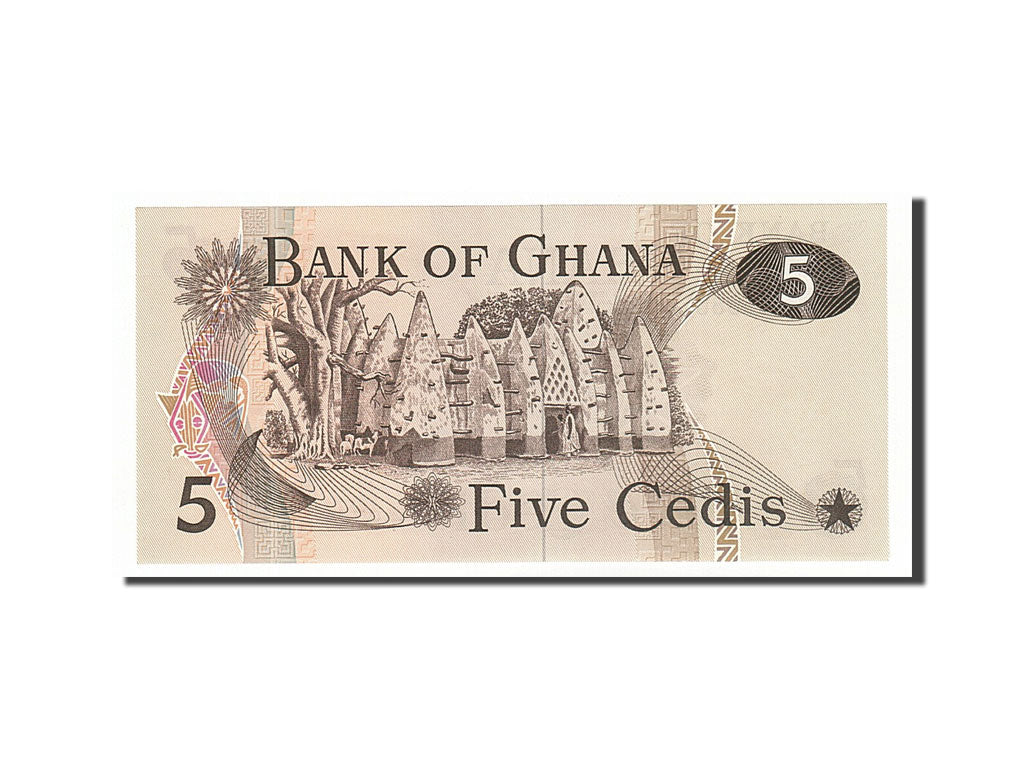 Banknote, Ghana, 5 Cedis, 1977, 1977-07-04, UNC(65-70)