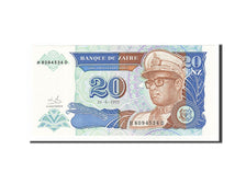 Banknote, Zaire, 20 Nouveaux Zaïres, 1993, 1993-06-24, UNC(65-70)