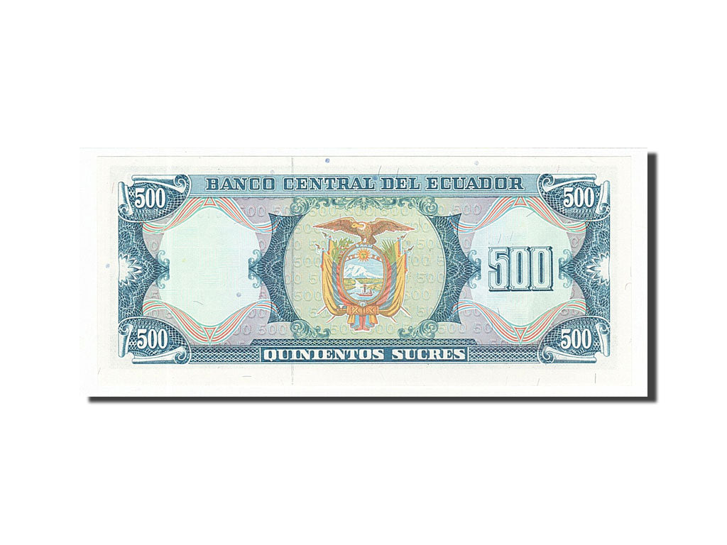 Ecuador, 500 Sucres, 1988, KM #124Aa, 1988-06-08, UNC(65-70), 18615151
