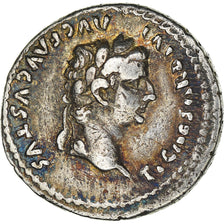 Coin, Tiberius, Denarius, AD 14-37, Lyon - Lugdunum, EF(40-45), Silver, RIC:26