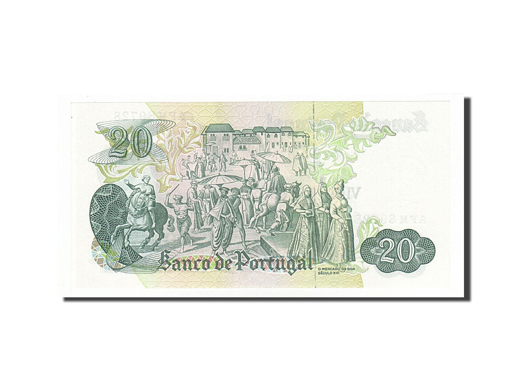 Banknote, Portugal, 20 Escudos, 1971, 1971-07-27, UNC(65-70)