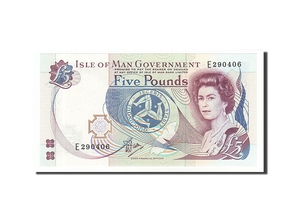 Banknote, Isle of Man, 5 Pounds, UNC(65-70)
