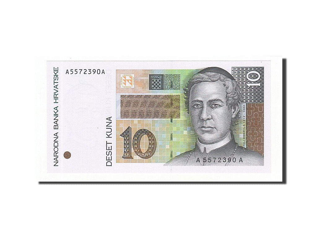 Croatia, 10 Kuna, 1995, KM #36a, 1995-01-15, UNC(65-70), A5572390A